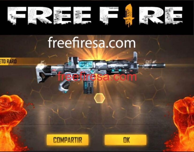 free fire titan scar redeem code